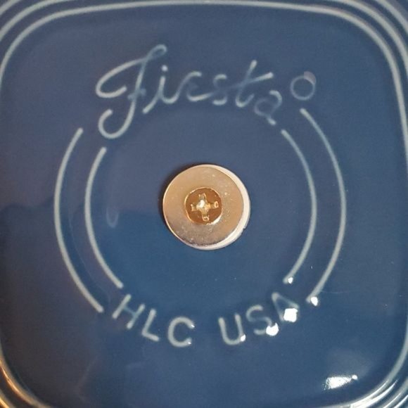 Fiestaware Fiesta Single Tier SERVING Server Plate Dish Plater Lapis CERAMIC - Picture 8 of 15